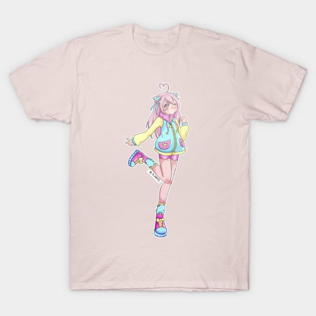 Anime Girl #1 T-Shirt by X.Artz_